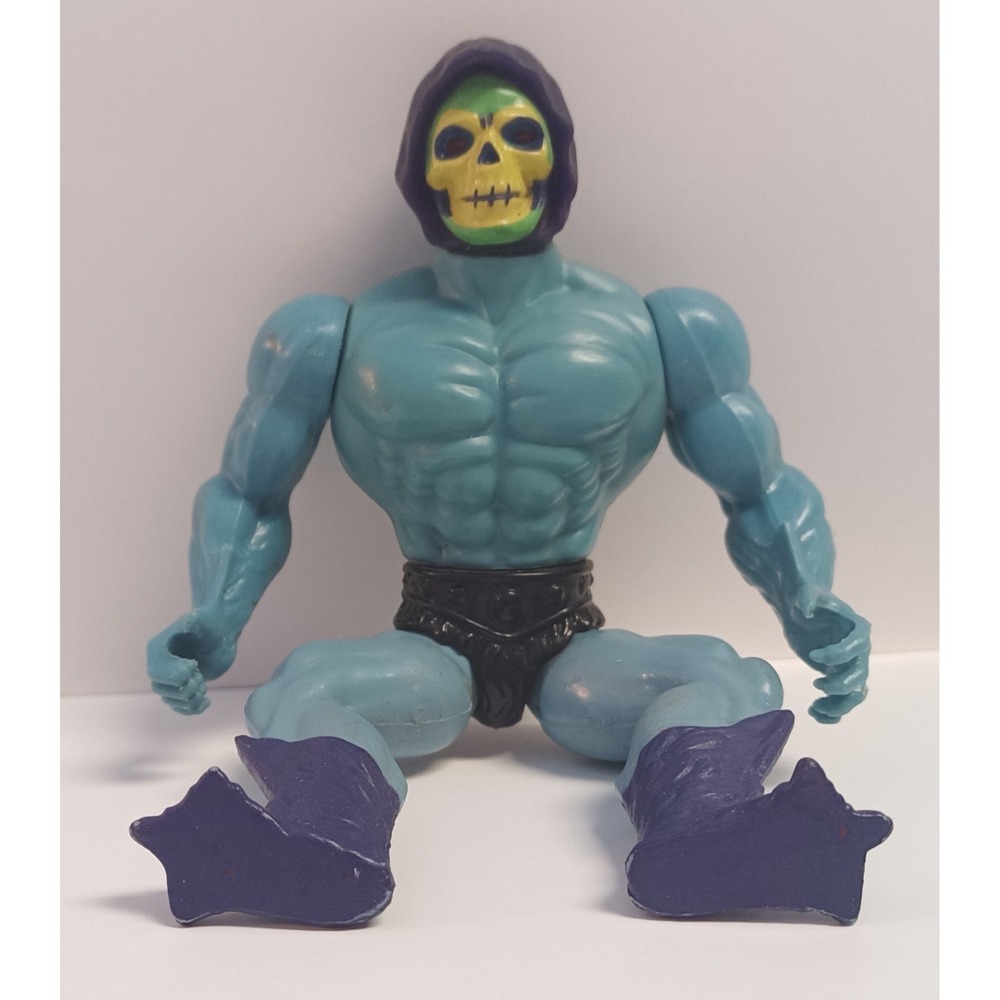 Vintage 1981 Original Mattel MOTU Masters of the Universe He-Man Skeletor Taiwan